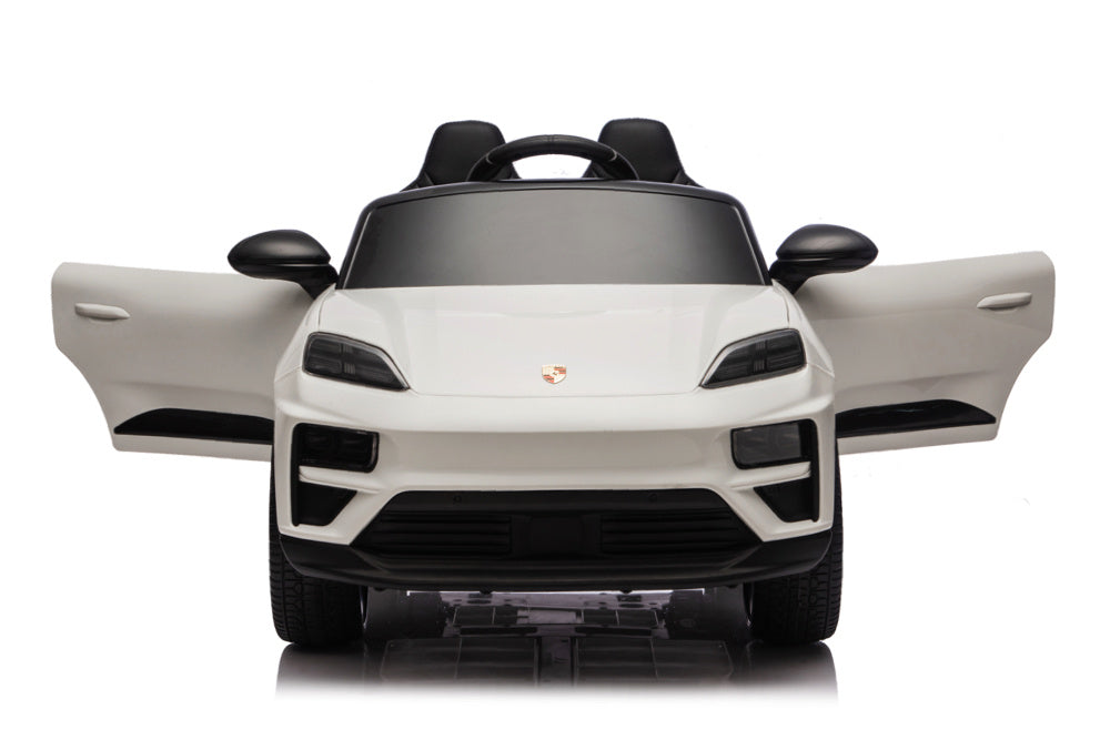 Porsche Macan Turbo, Elektrische Kinderauto Met Een Lithium Accu, Muziek Module, Rubberen Banden En Meer.