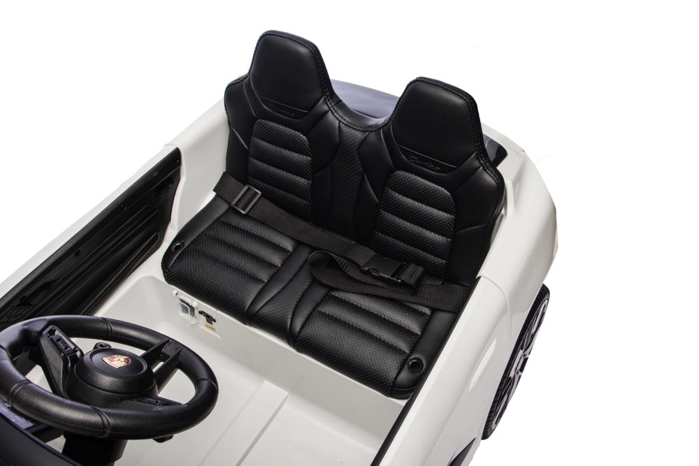 Porsche Macan Turbo, Elektrische Kinderauto Met Een Lithium Accu, Muziek Module, Rubberen Banden En Meer.