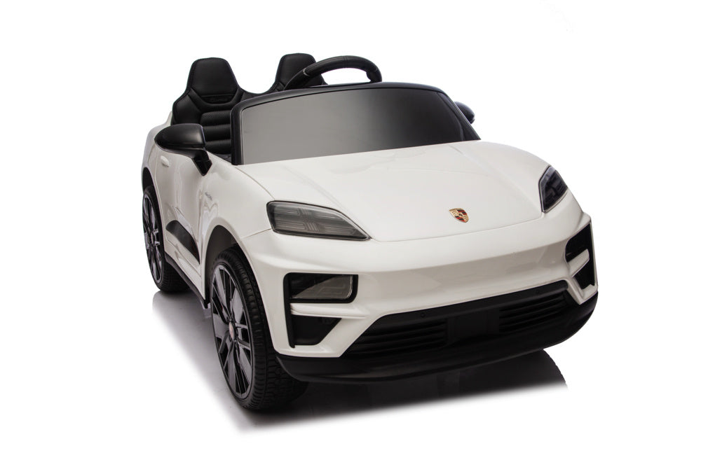 Porsche Macan Turbo, Elektrische Kinderauto Met Een Lithium Accu, Muziek Module, Rubberen Banden En Meer.