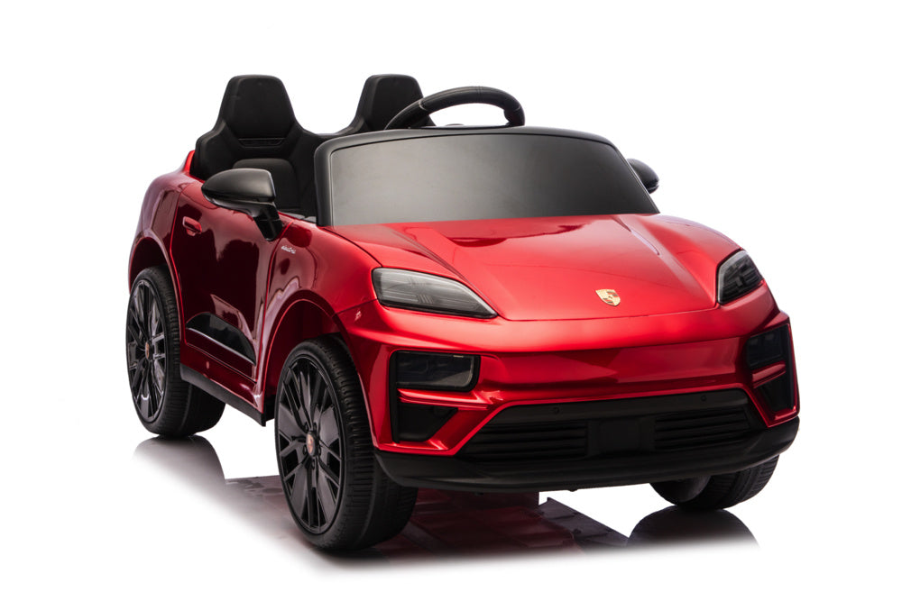 Porsche Macan Turbo, Elektrische Kinderauto Met Een Lithium Accu, Muziek Module, Rubberen Banden En Meer.