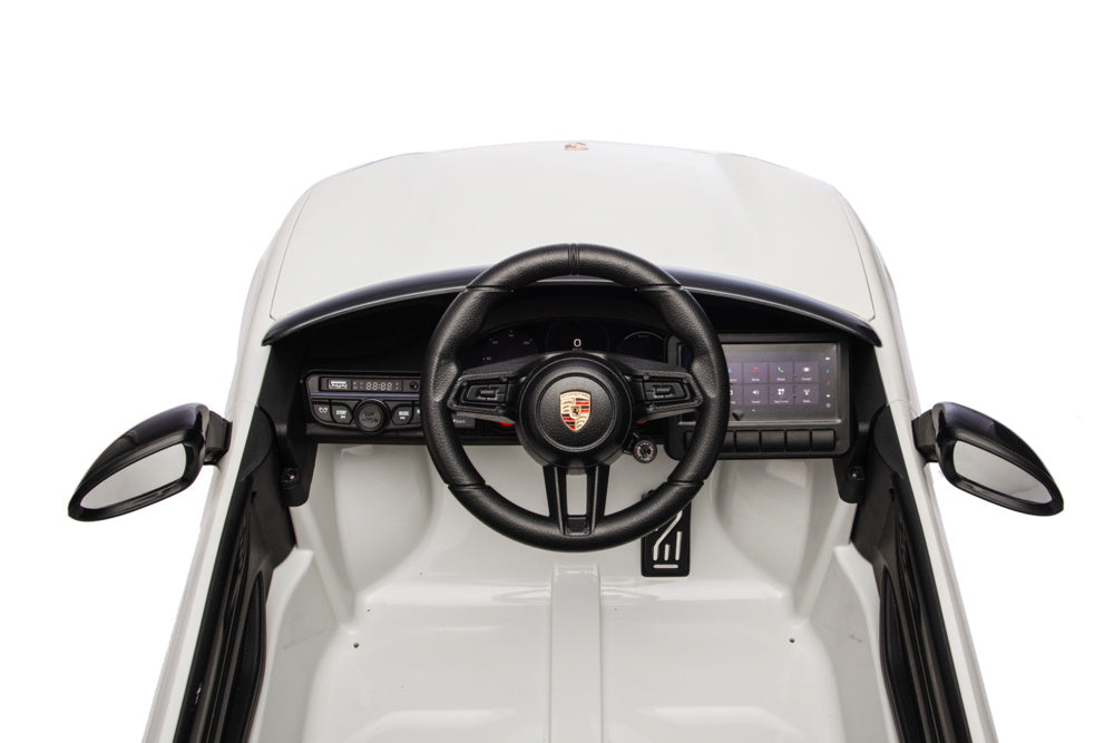 Porsche Macan Turbo, Elektrische Kinderauto Met Een Lithium Accu, Muziek Module, Rubberen Banden En Meer.