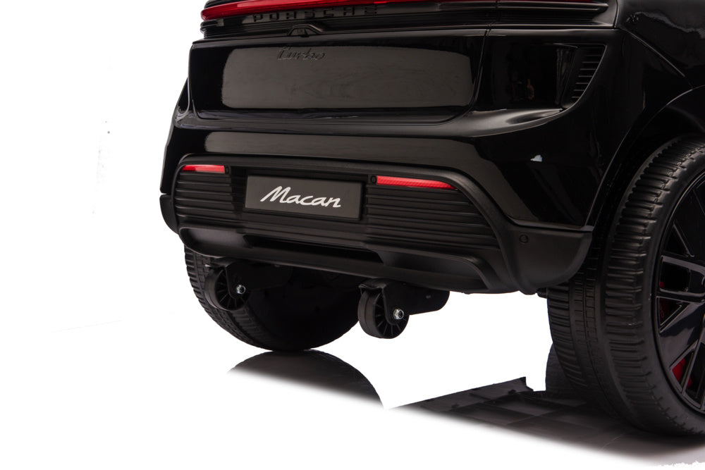 Porsche Macan Turbo, Elektrische Kinderauto Met Een Lithium Accu, Muziek Module, Rubberen Banden En Meer.