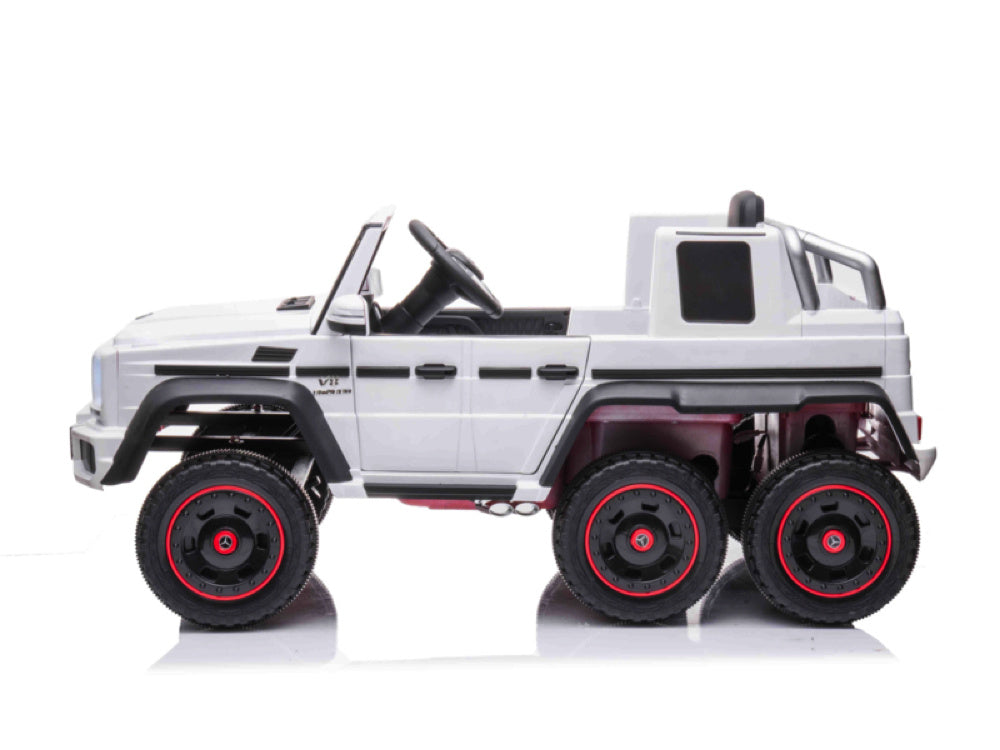 Mercedes-Benz G63 6X6, 12V Met Rubberen Banden En Meer!