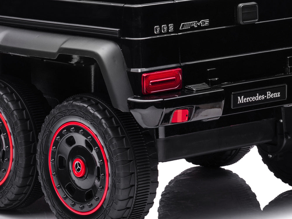 Mercedes-Benz G63 6X6, 12V Met Rubberen Banden En Meer!