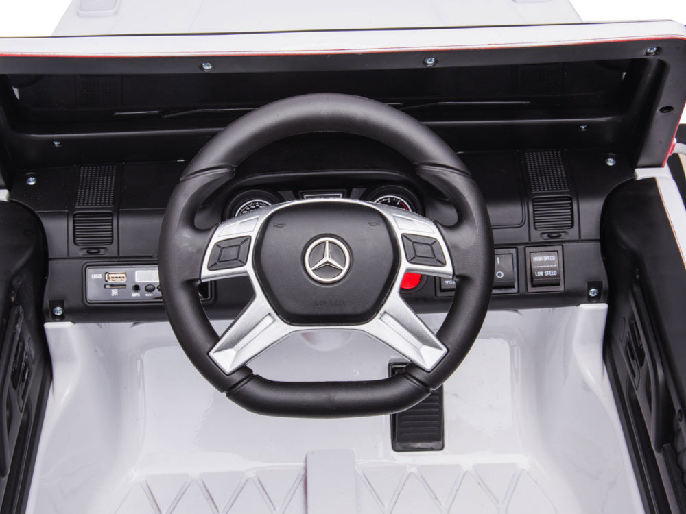 Mercedes-Benz G63 6X6, 12V Met Rubberen Banden En Meer!