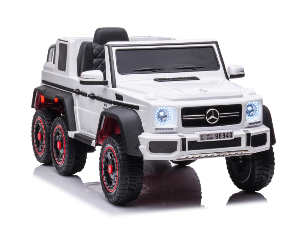 Mercedes-Benz G63 6X6, 12V Met Rubberen Banden En Meer!
