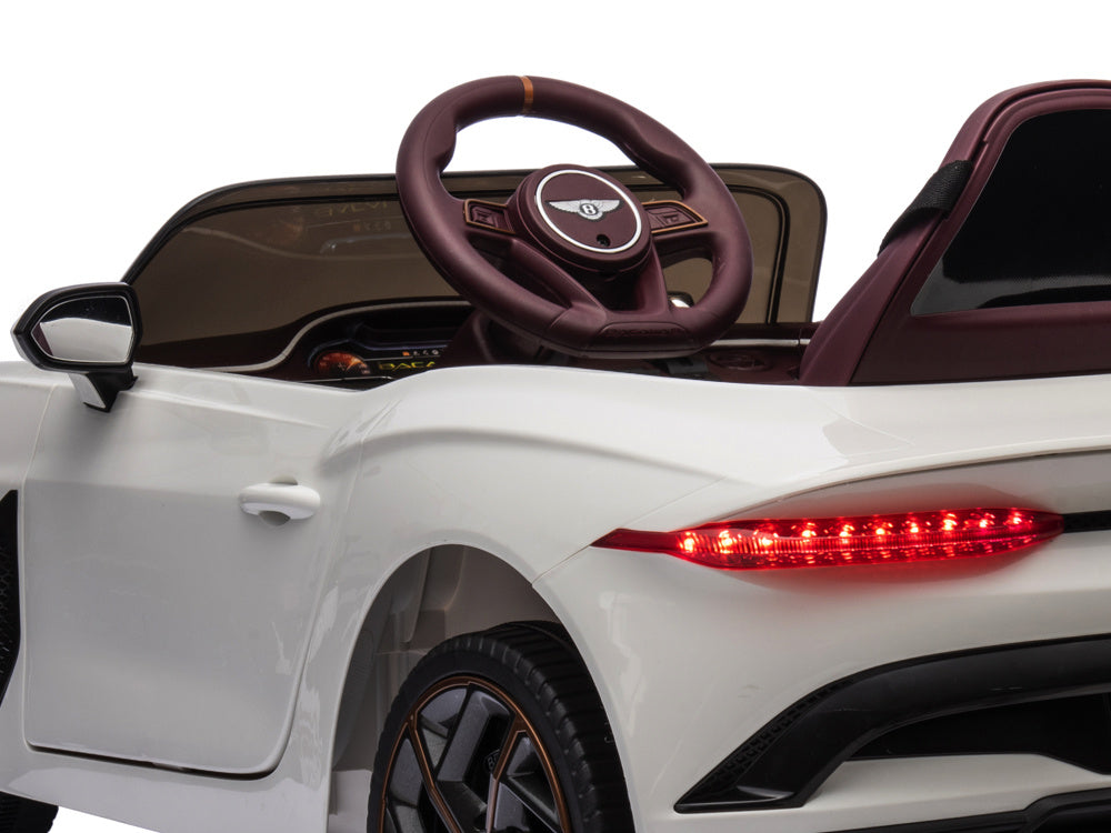 Bentley Bacalar, 12 Volt Elektrische Kinderauto, Leder Zitje, Rubberen Banden En Meer.