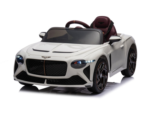 Bentley Bacalar, 12 Volt Elektrische Kinderauto, Leder Zitje, Rubberen Banden En Meer.