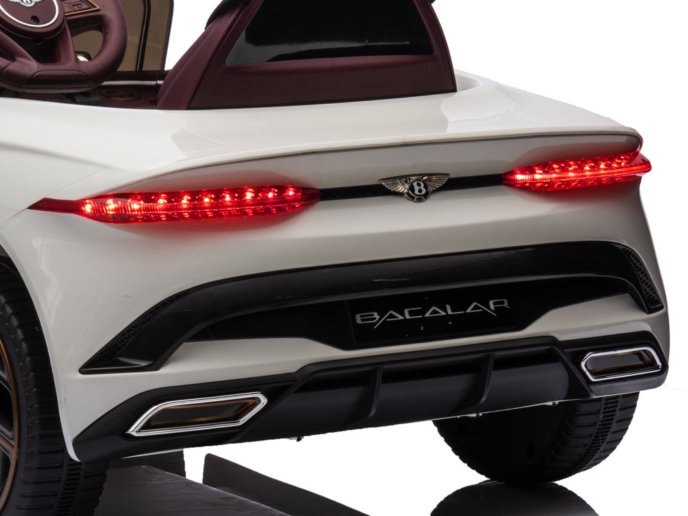 Bentley Bacalar, 12 Volt Elektrische Kinderauto, Leder Zitje, Rubberen Banden En Meer.
