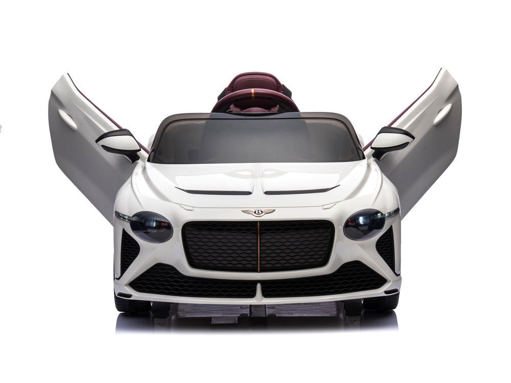 Bentley Bacalar, 12 Volt Elektrische Kinderauto, Leder Zitje, Rubberen Banden En Meer.