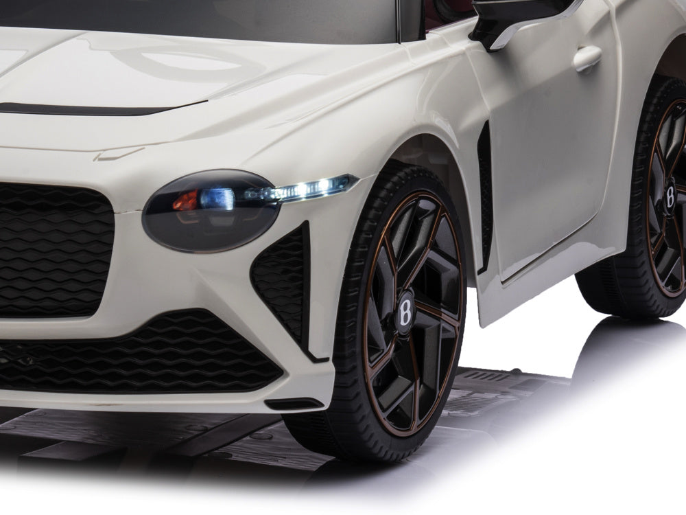 Bentley Bacalar, 12 Volt Elektrische Kinderauto, Leder Zitje, Rubberen Banden En Meer.