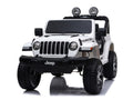 Jeep Wrangler Rubicon, 12V Kinderauto Met Lithium Accu, Rubberen Banden, Leder Zitje