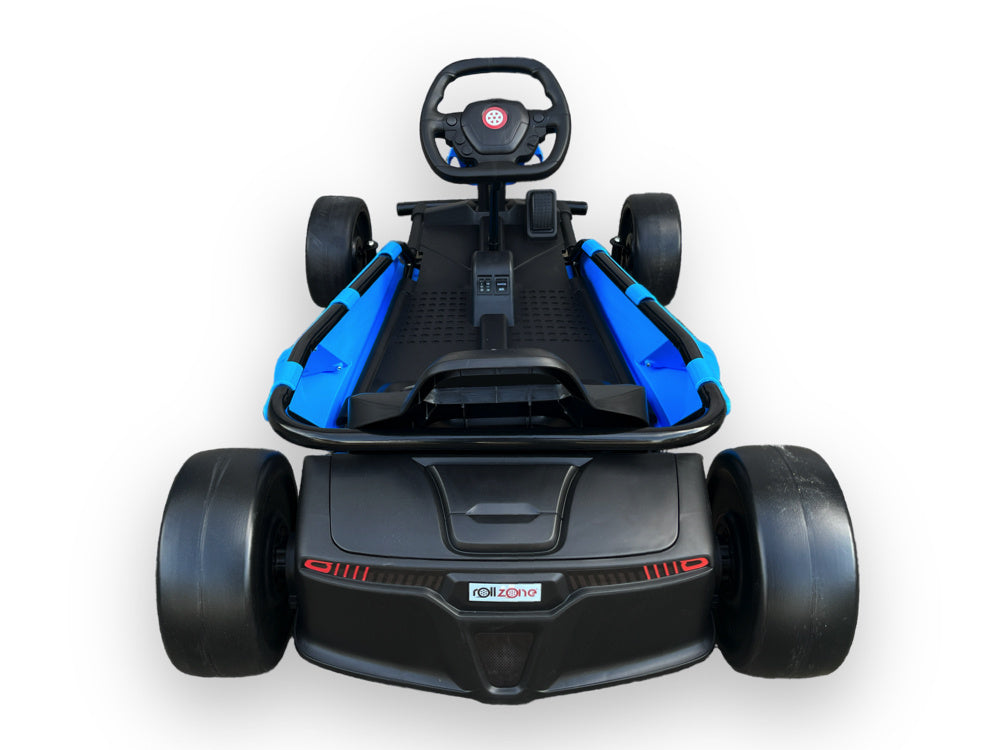 Rollzone Drift Go-Kart, 24 Volt Kart Met 200 Watt Motoren, Nieuwe Editie!