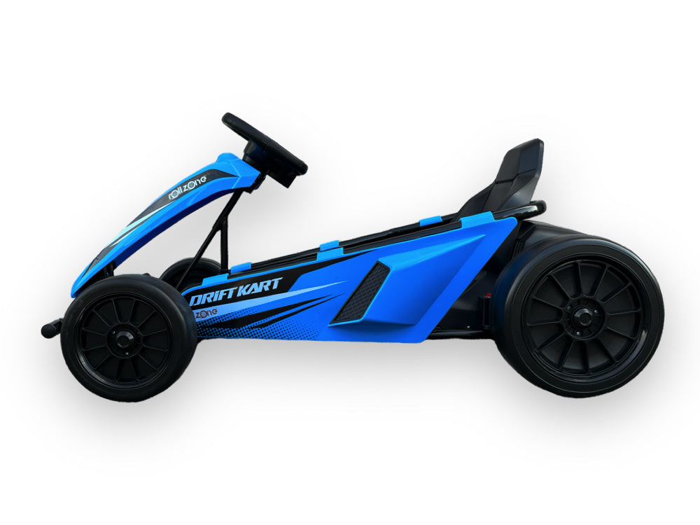 Rollzone Drift Go-Kart, 24 Volt Kart Met 200 Watt Motoren, Nieuwe Editie!