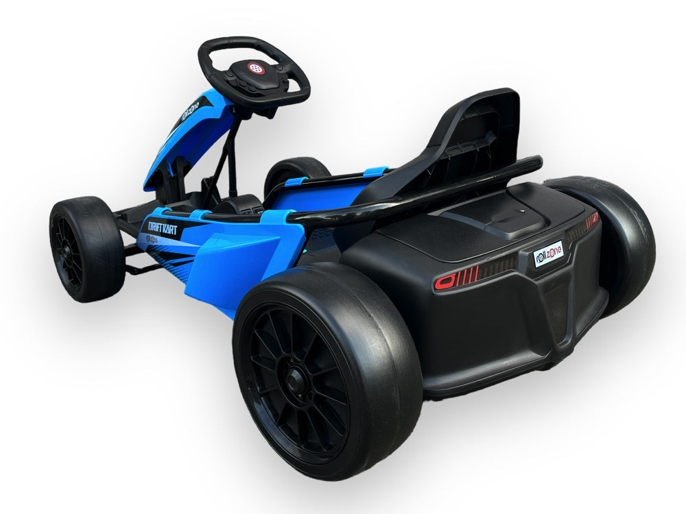 Rollzone Drift Go-Kart, 24 Volt Kart Met 200 Watt Motoren, Nieuwe Editie!