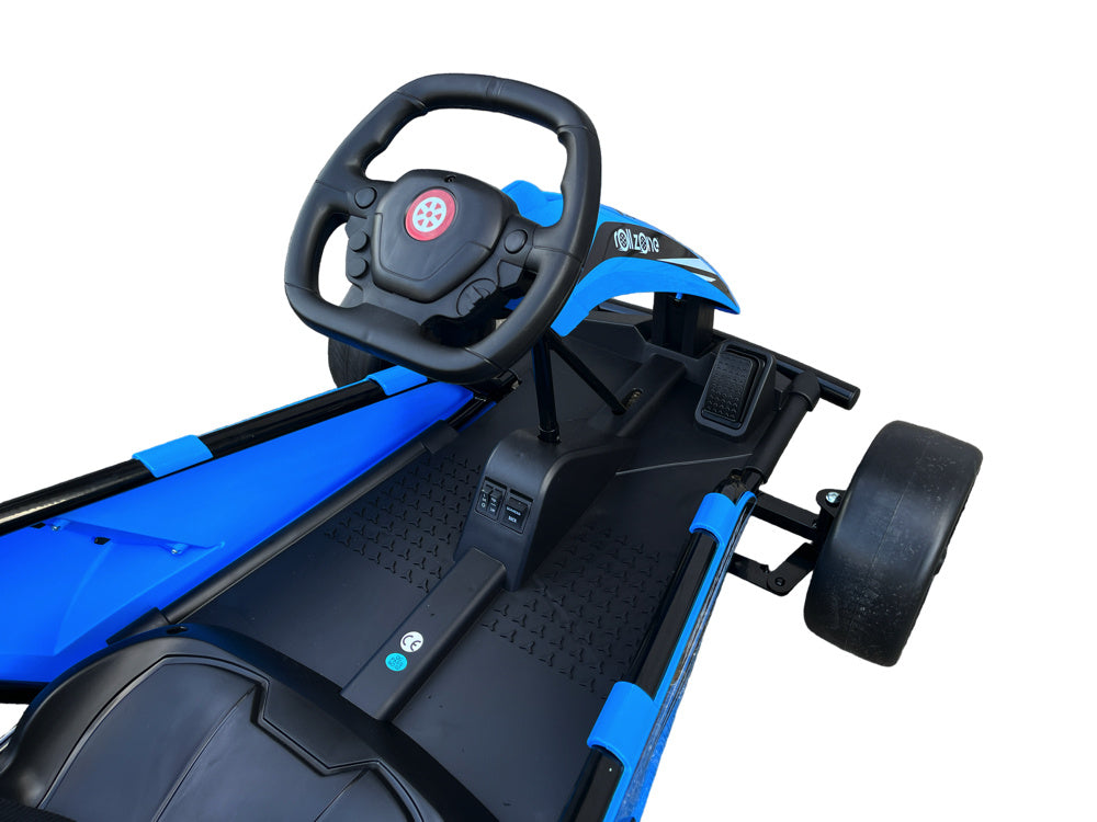Rollzone Drift Go-Kart, 24 Volt Kart Met 200 Watt Motoren, Nieuwe Editie!