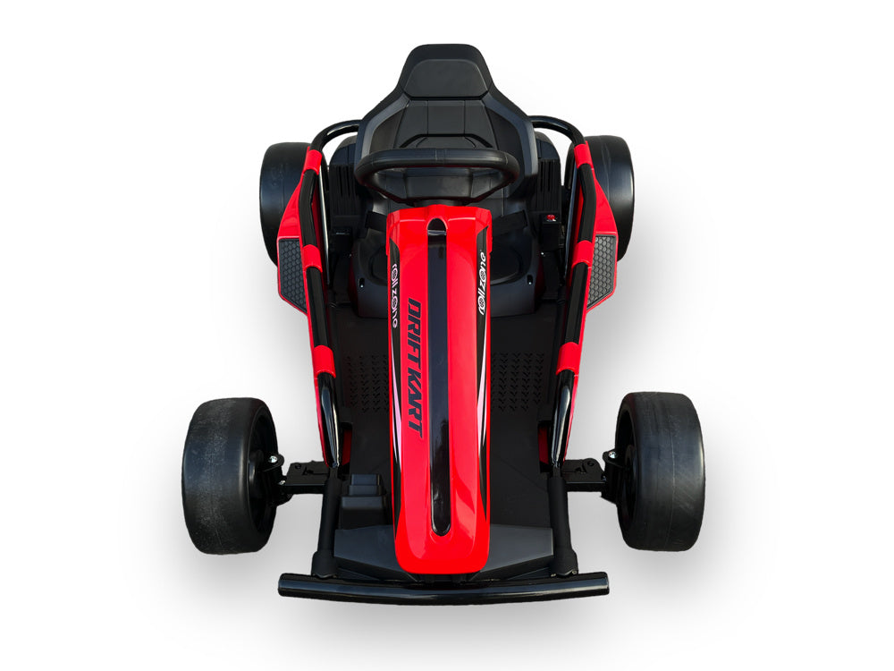 Rollzone Drift Go-Kart, 24 Volt Lithium Kart Met 200 Watt Motoren, Nieuwe Editie!