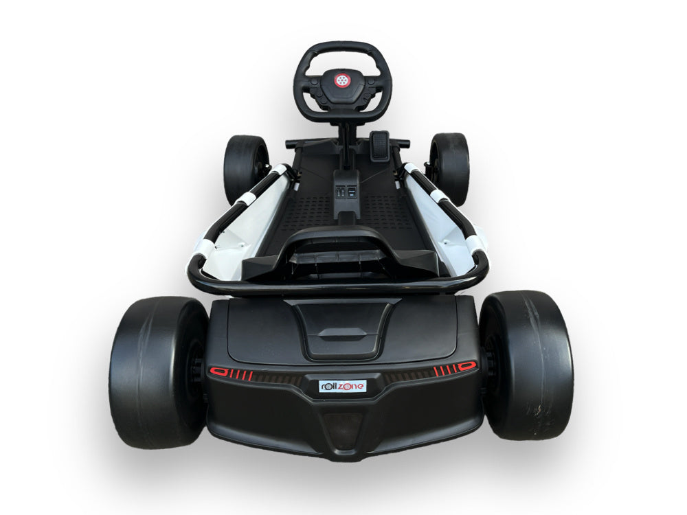 Rollzone Drift Go-Kart, 24 Volt Lithium Kart Met 200 Watt Motoren, Nieuwe Editie!