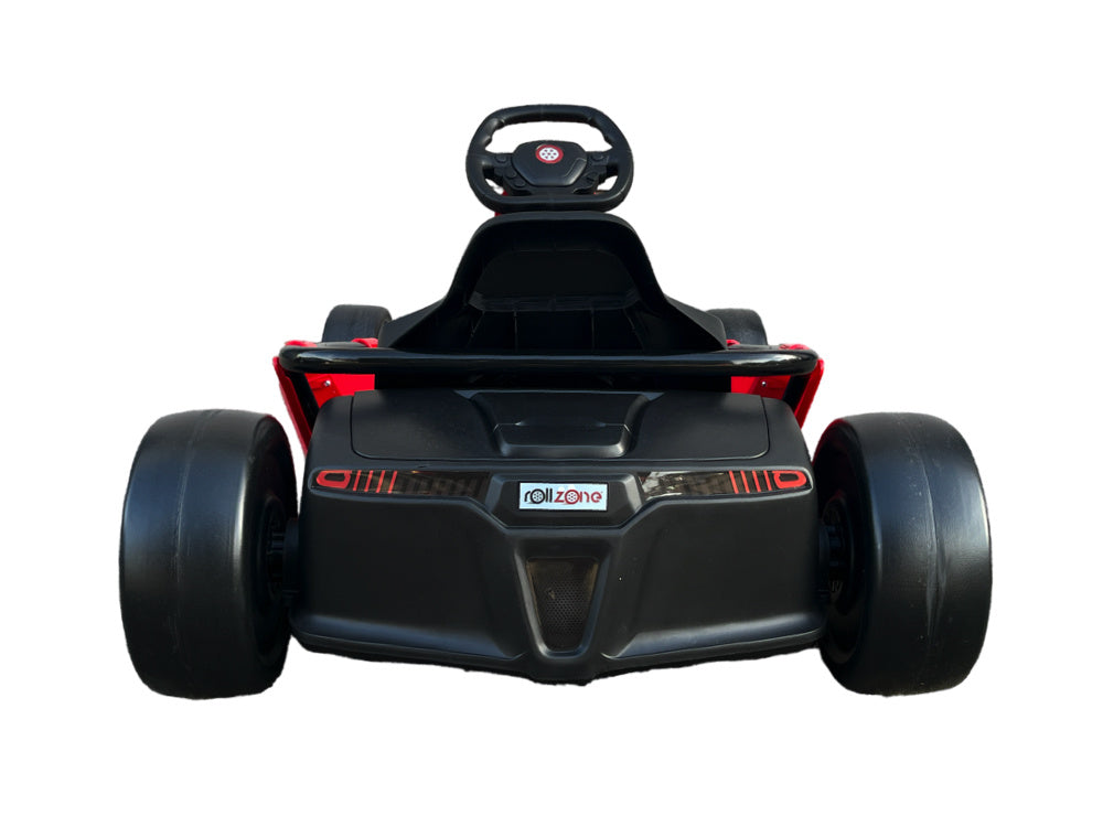Rollzone Drift Go-Kart, 24 Volt Lithium Kart Met 200 Watt Motoren, Nieuwe Editie!
