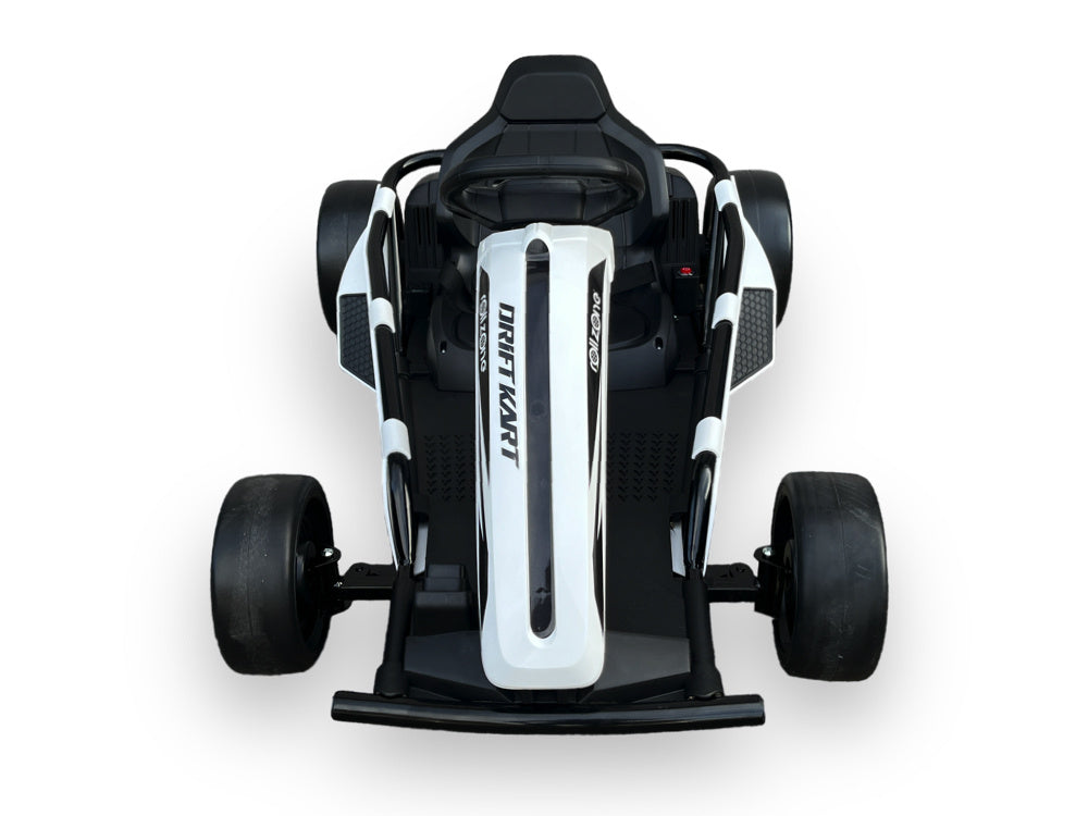 Rollzone Drift Go-Kart, 24 Volt Lithium Kart Met 200 Watt Motoren, Nieuwe Editie!