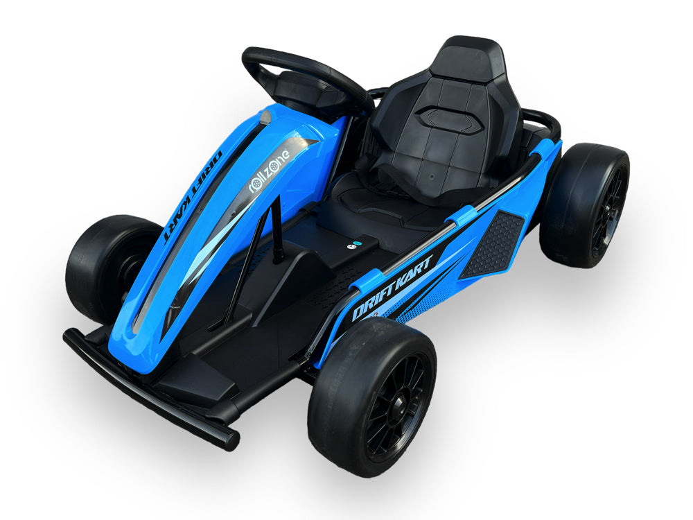 Rollzone Drift Go-Kart, 24 Volt Kart Met 200 Watt Motoren, Nieuwe Editie!
