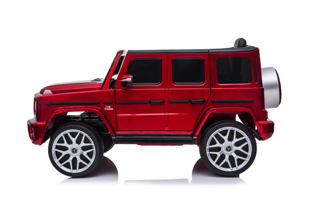 Mercedes G63, Kinderauto Met Lithium Accu, Rubberen Banden, Leder Zitje