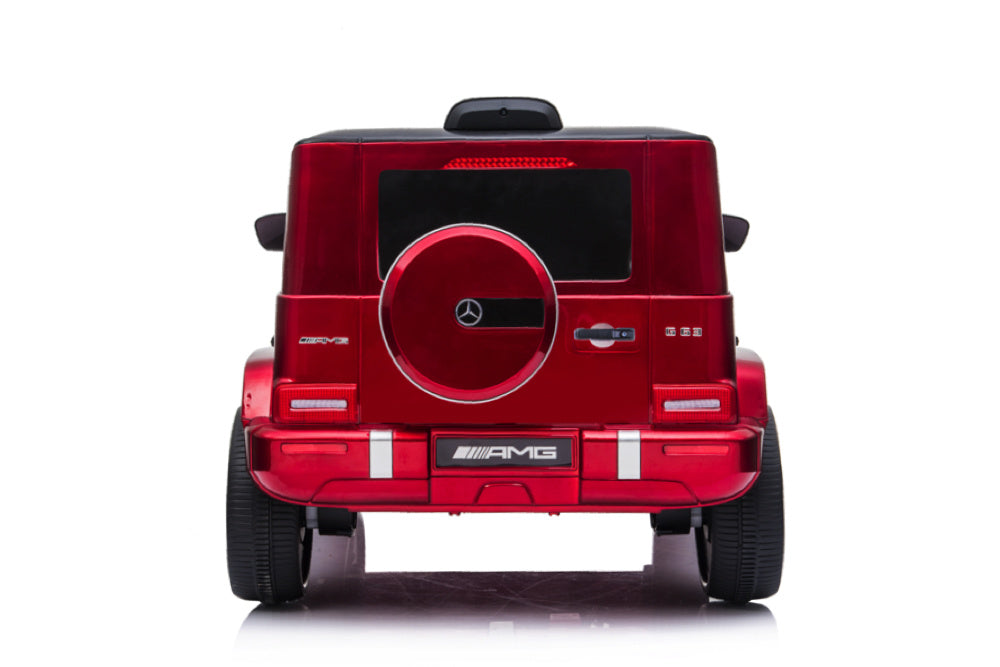 Mercedes G63, Kinderauto Met Lithium Accu, Rubberen Banden, Leder Zitje