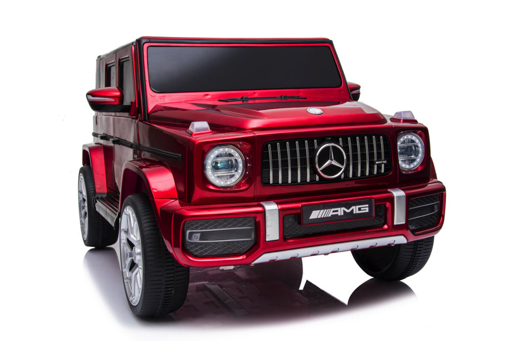 Mercedes G63, Kinderauto Met Lithium Accu, Rubberen Banden, Leder Zitje