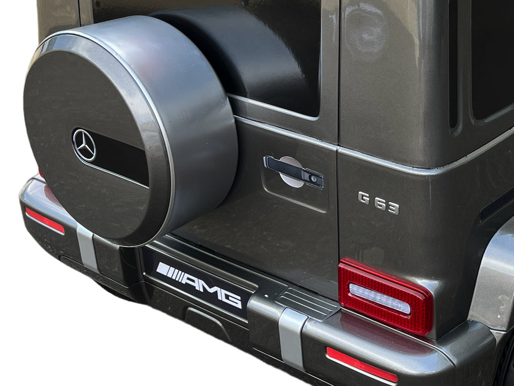 Mercedes G63, Kinderauto Met Lithium Accu, Rubberen Banden, Leder Zitje