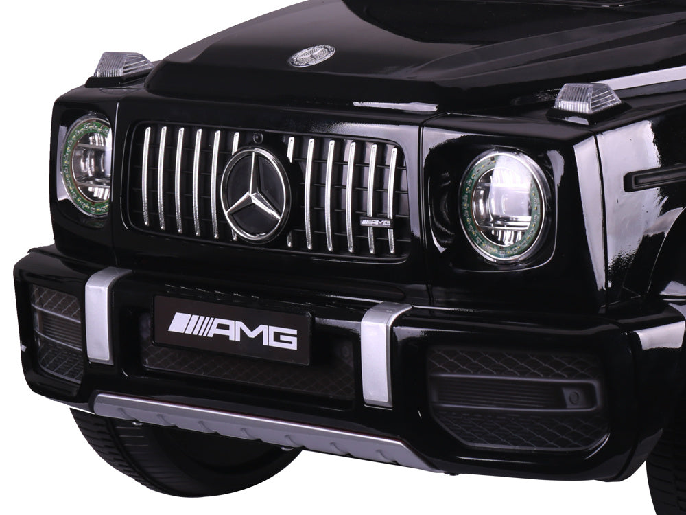 Mercedes G63, 12 Volt Kinder Accu Auto, Rubberen Banden, Leder Zitje En Meer!