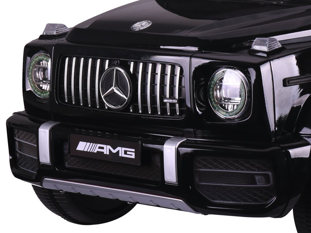 Mercedes G63, Kinderauto Met Lithium Accu, Rubberen Banden, Leder Zitje