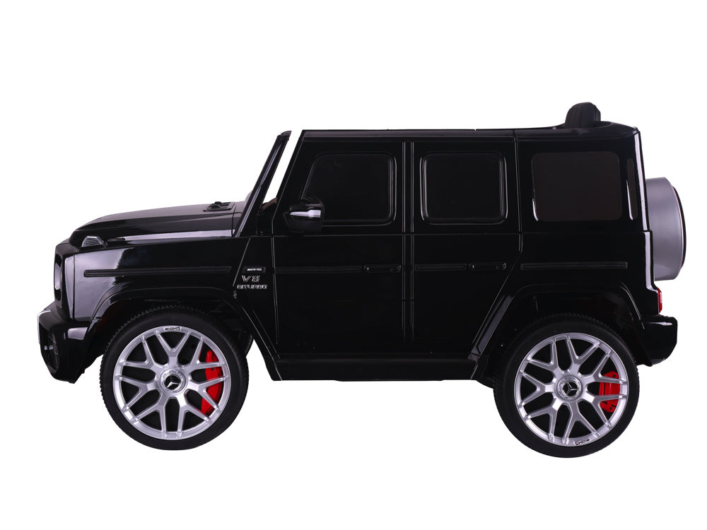 Mercedes G63, 12 Volt Kinder Accu Auto, Rubberen Banden, Leder Zitje En Meer!