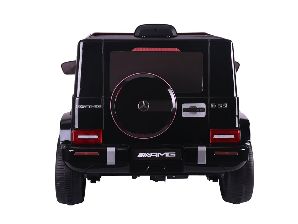 Mercedes G63, 12 Volt Kinder Accu Auto, Rubberen Banden, Leder Zitje En Meer!
