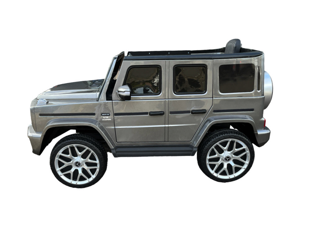 Mercedes G63, Kinderauto Met Lithium Accu, Rubberen Banden, Leder Zitje