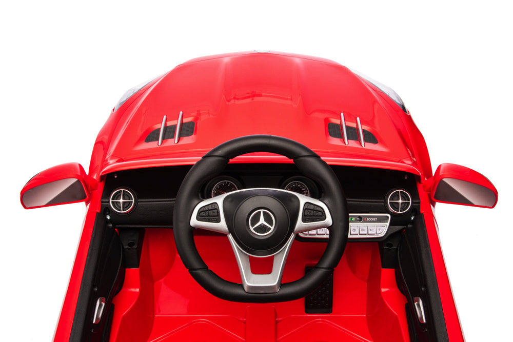 Mercedes Sl500, 12 Volt Elektrische Kinderauto Met Een Lithium Accu, Rubberen Banden, Leder Zitje En Meer!