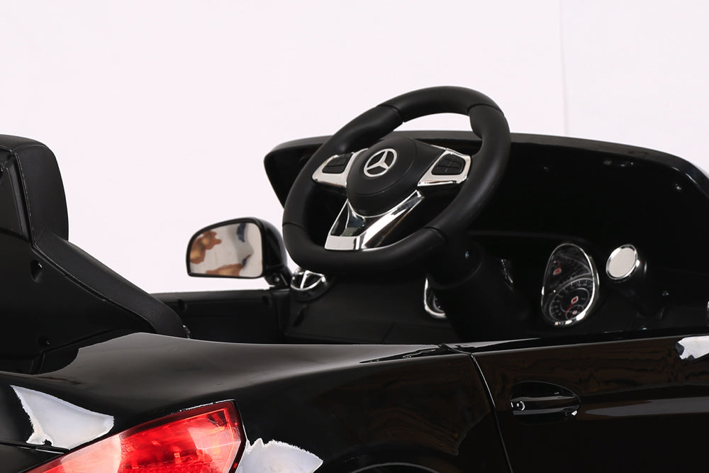 Mercedes Sl500, 12 Volt Elektrische Kinderauto Met Een Lithium Accu, Rubberen Banden, Leder Zitje En Meer!