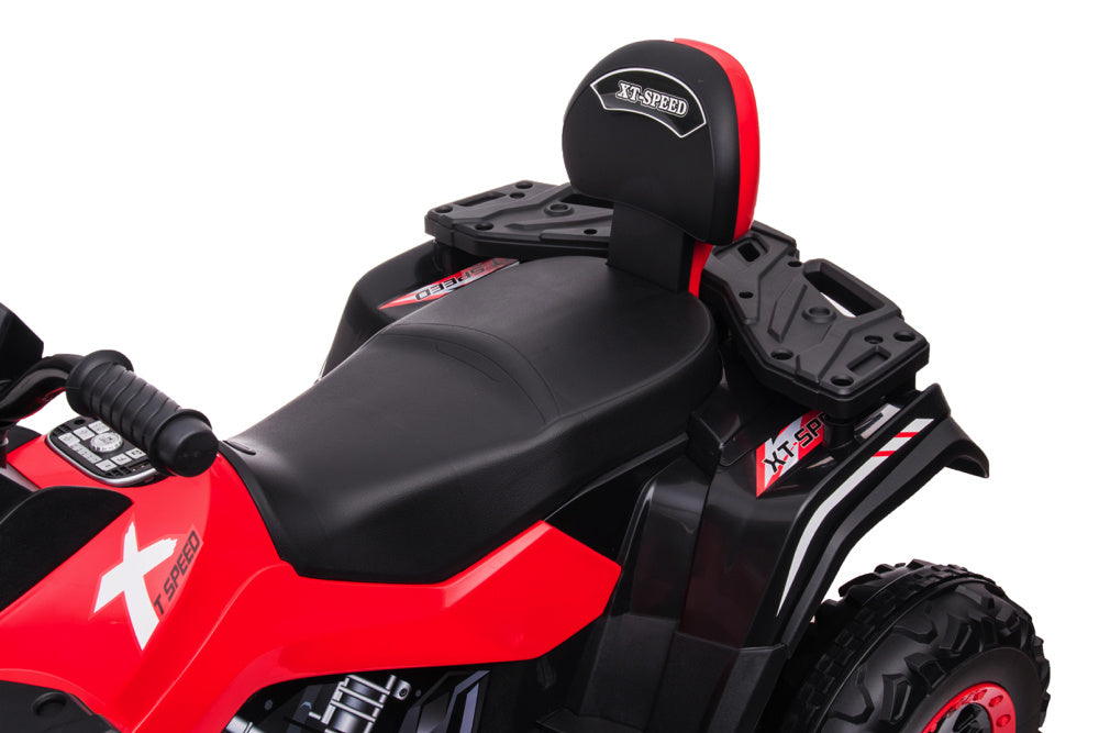 24 Volt Lithium Elektrische Quad, 4 Motoren, Rubberen Banden, Leder Zitting En Meer!