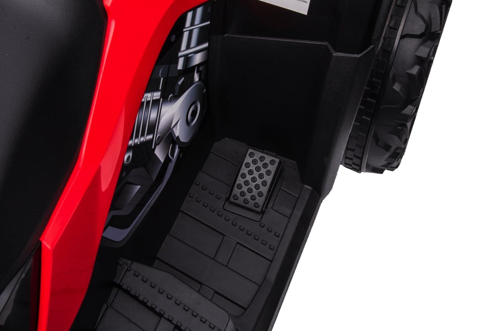 24 Volt Lithium Elektrische Quad, 4 Motoren, Rubberen Banden, Leder Zitting En Meer!