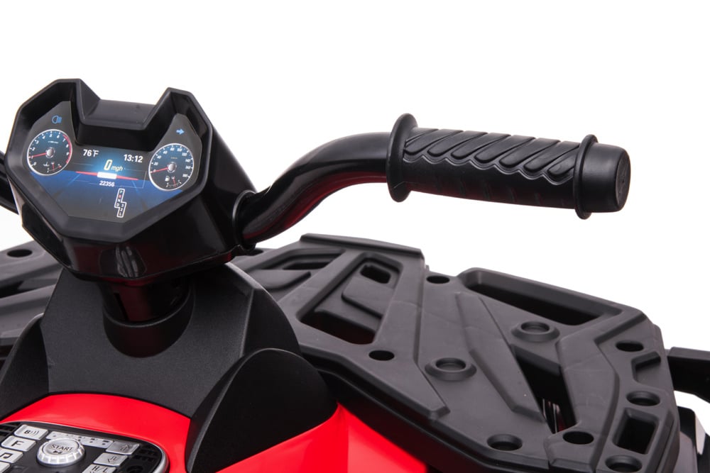 24 Volt Lithium Elektrische Quad, 4 Motoren, Rubberen Banden, Leder Zitting En Meer!