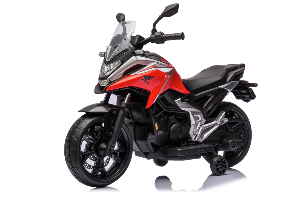 Honda Nc750X, 12 Volt Elektrische Kindermotor Met Rubberen Banden En Meer!